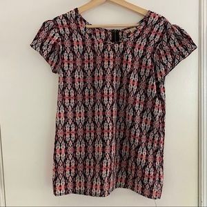 Japna Hand made top w/ cap sleeves and zipper
